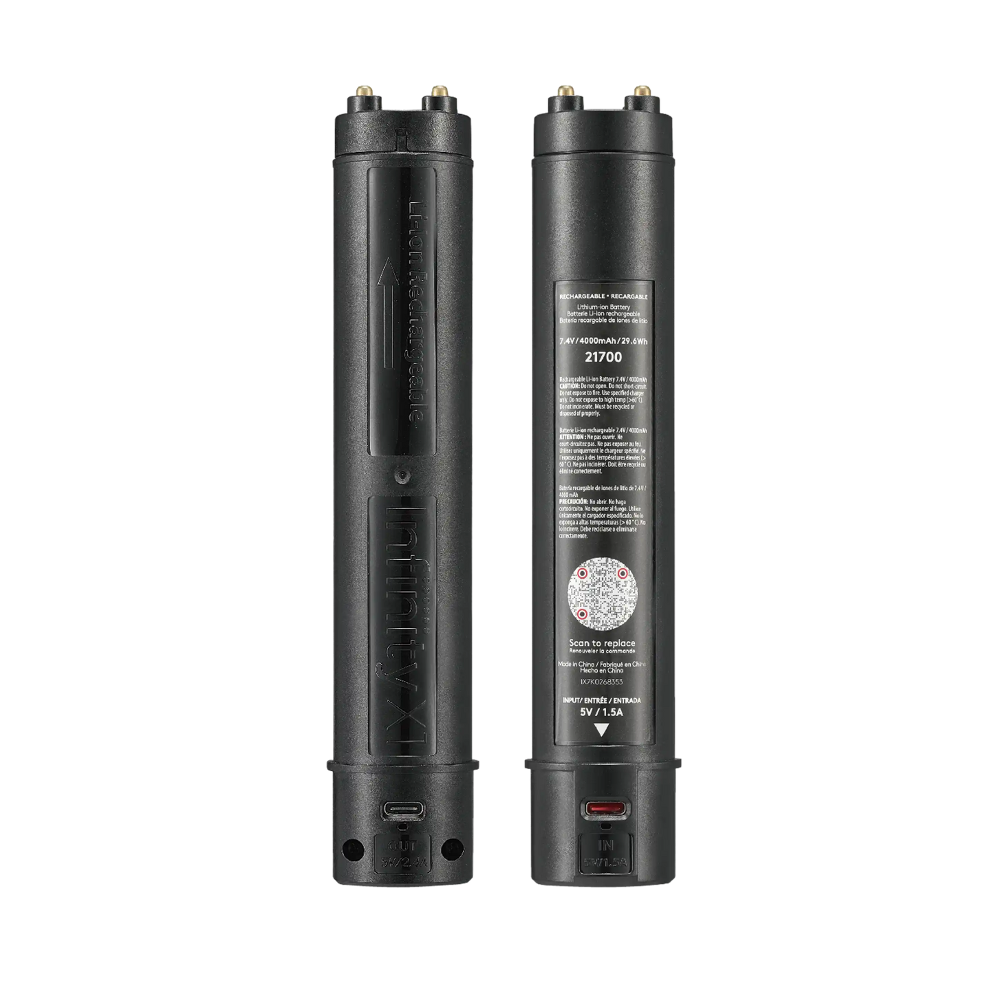 Infinity X1 7,000L/10,000L Dual Power Flashlight Replacement Battery