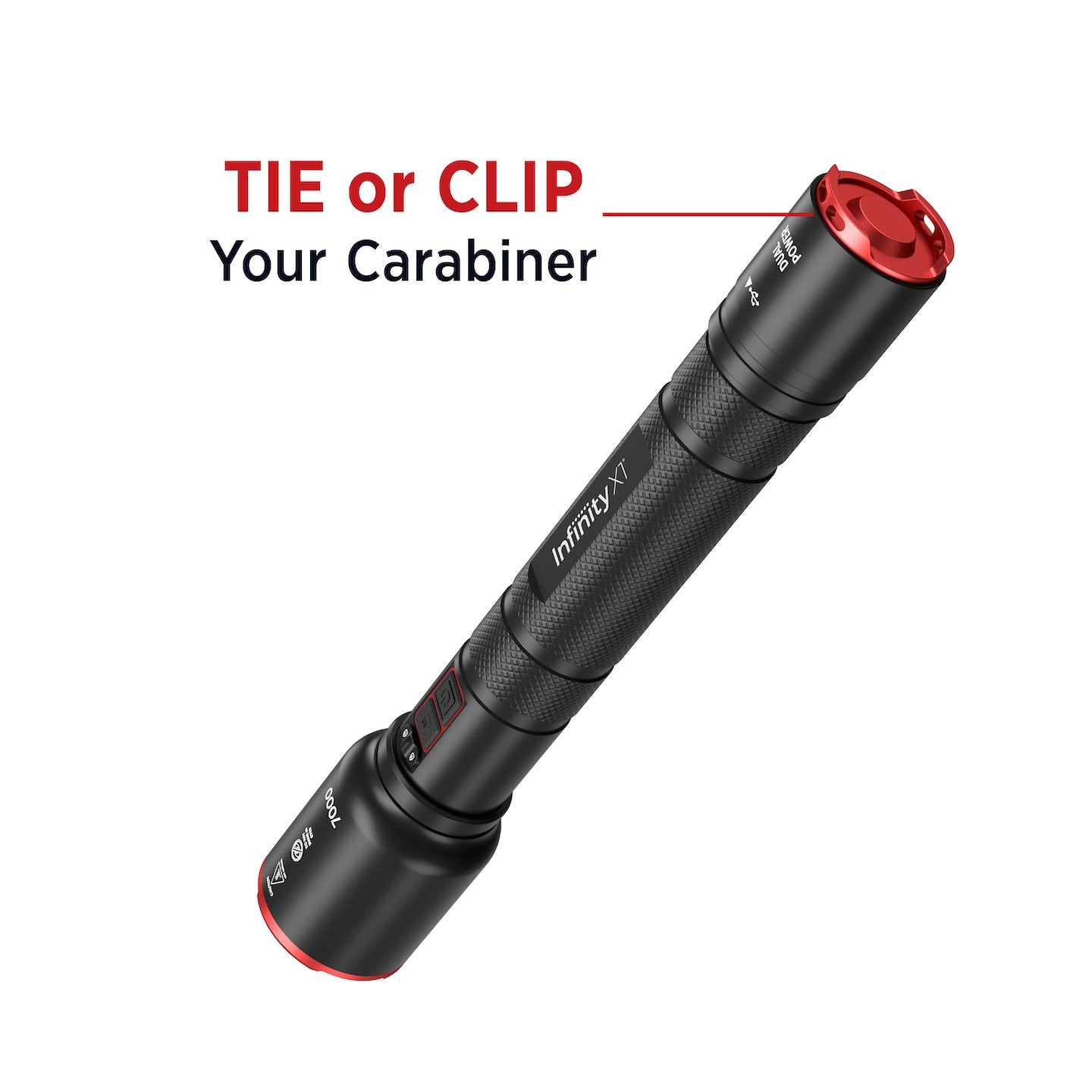 Infinity X1 7,000L Dual Power Flashlight