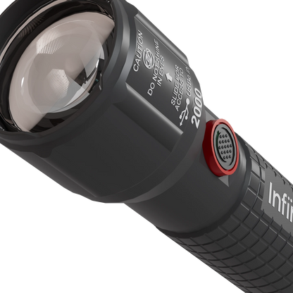 Infinity X1 2,000L Dual Power Flashlight 3PK