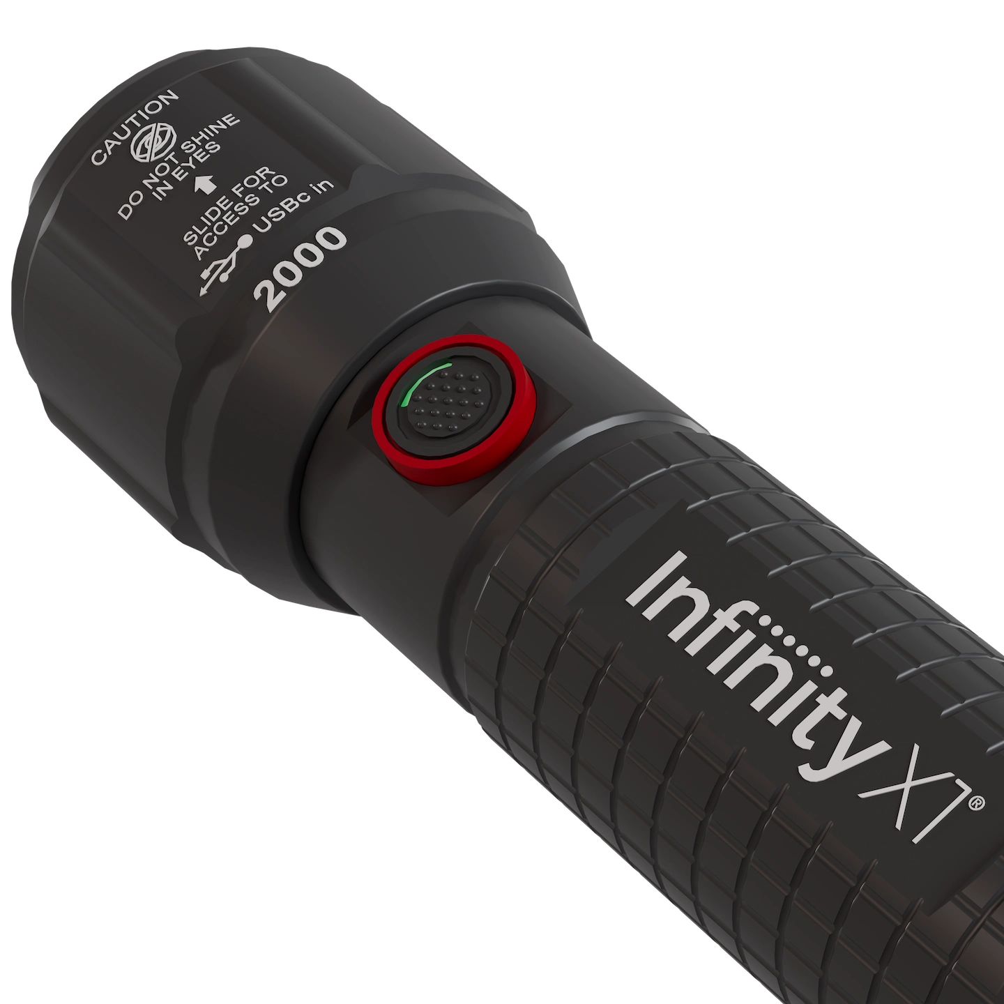 Infinity X1 2,000L Dual Power Flashlight 3PK