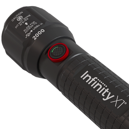 Infinity X1 2,000L Dual Power Flashlight 3PK