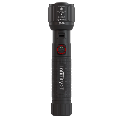 Infinity X1 2,000L Dual Power Flashlight 3PK