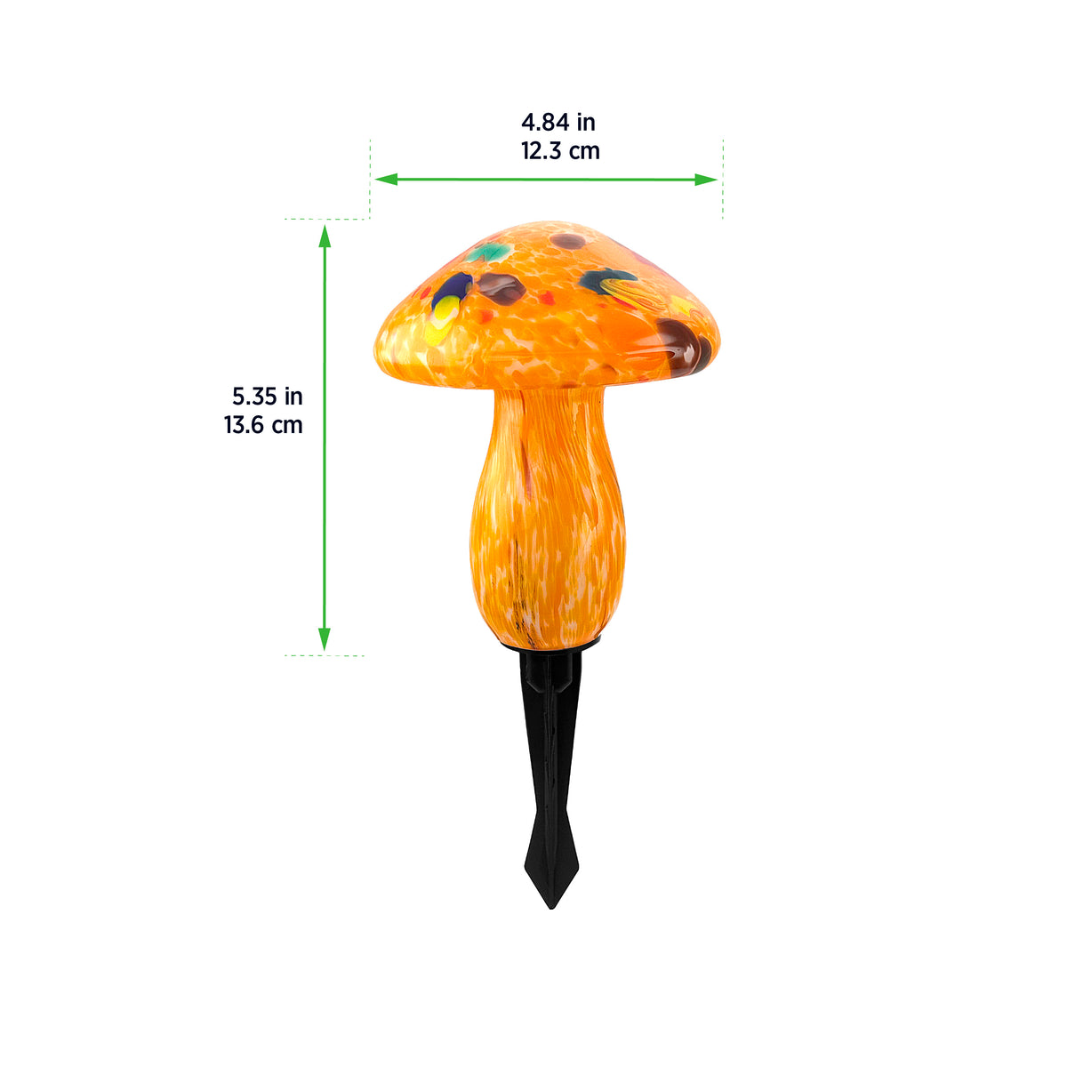 Infinity X1 Solar Mushroom Landscape Lights 3PK