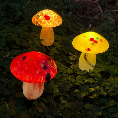 Infinity X1 Solar Mushroom Landscape Lights 3PK