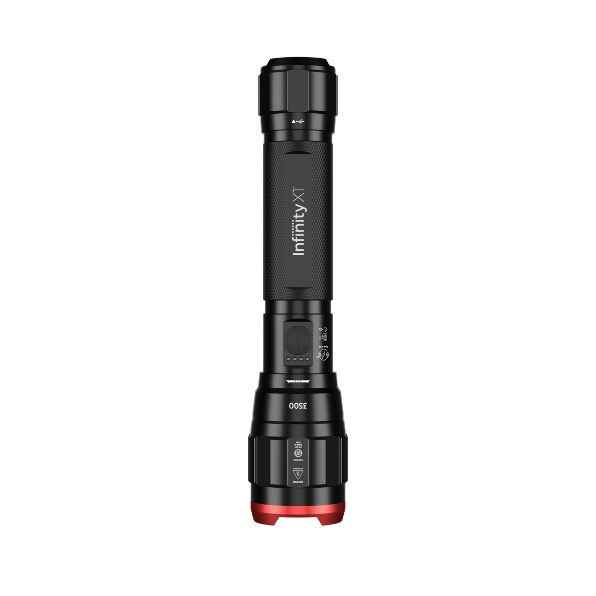 Infinity X1 3,500L Dual Power Flashlight 2PK