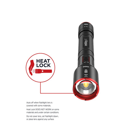 Infinity X1 7,000L Dual Power Flashlight