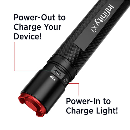 Infinity X1 5,000L Dual Power Flashlight