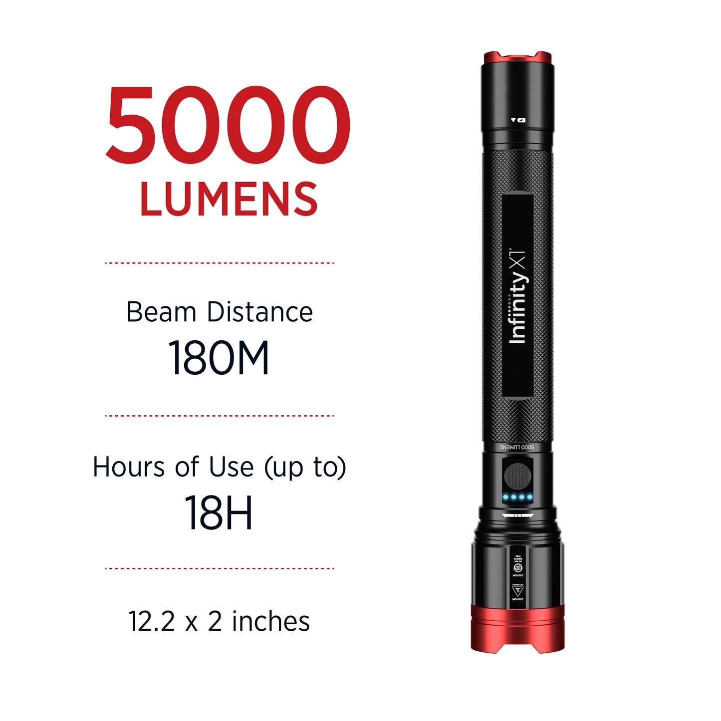 Infinity X1 5,000L Dual Power Flashlight