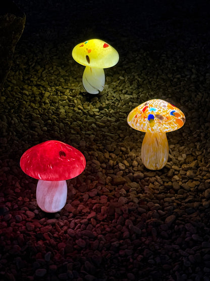 Infinity X1 Solar Mushroom Landscape Lights 3PK